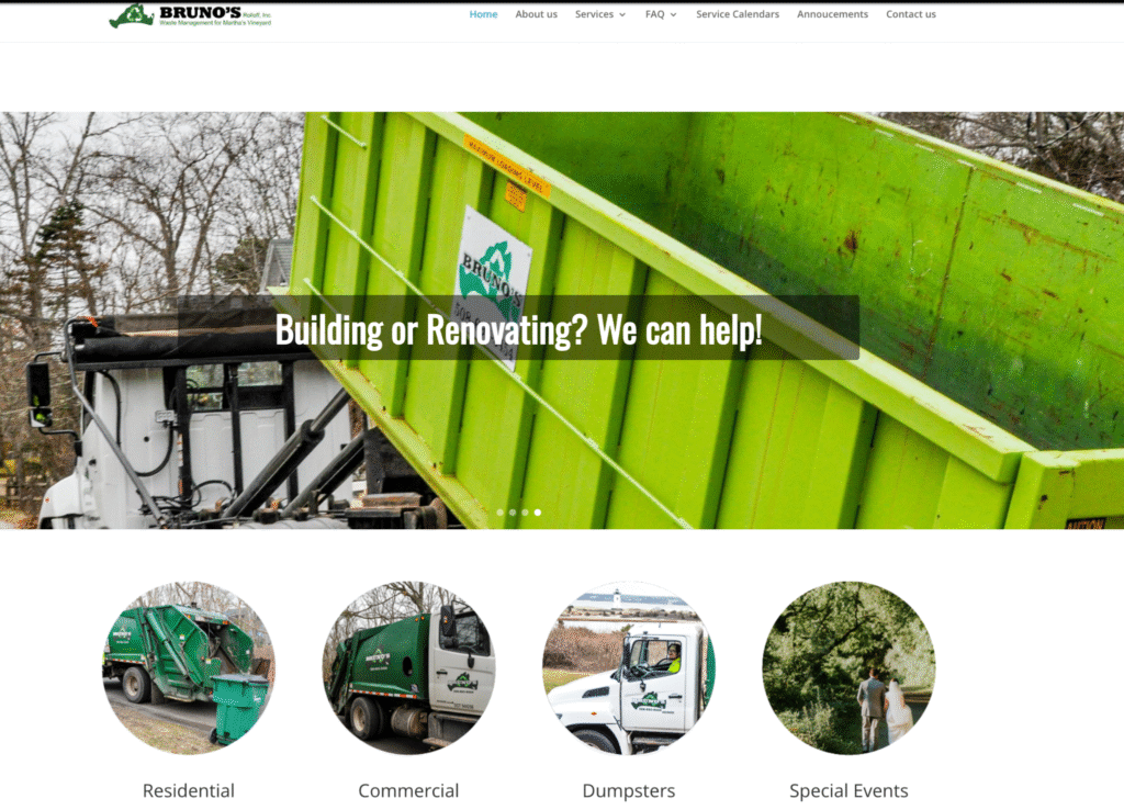 brunos old home page